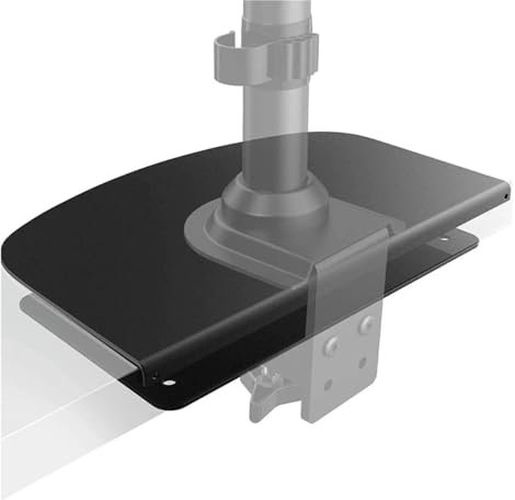 896F Monitor Mount Reinforcement Plate Large Desk Mount Bracket for C-Clamp