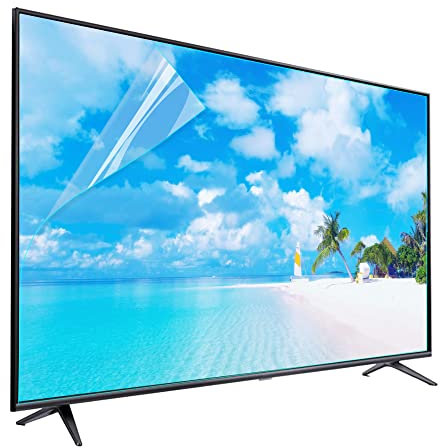 MYXJX Protezione Schermo TV, Proteggi Schermo TV Proteggi Schermo TV di AntiGlare for 32-75 Pollici Pellicola Protettiva Opaca antiluce Blu for LCD, LED, OLED 4K e HDTV QLED(75in 1645x930mm)