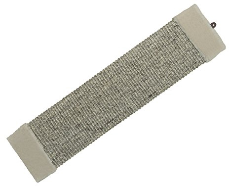 Nobby Kratzbrett mit Plüsch, grau 61 x 15 cm, 1 Stück