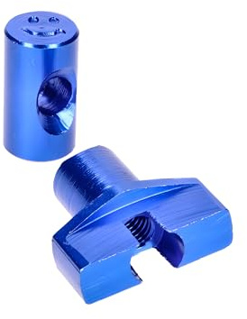 Bremszug Einsteller Set Aluminium blau - universal | Aluminium, universal kompatibel mit Peugeot Speedfight 2 50 AC Luft, Gilera Runner 180 FXR 2-Takt M08