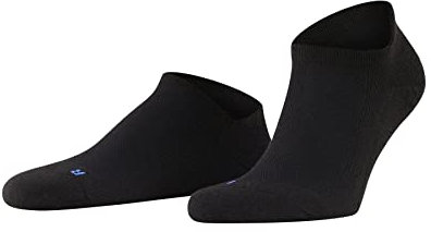 FALKE Unisex Sneakersocken Cool Kick Sneaker U Sn weich atmungsaktiv schnelltrocknend kurz einfarbig 1 Paar, Schwarz Black 3000-O, 46-48