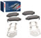 Bosch Automotive BP1187 Bremsbeläge - Vorderachse - ECE-R90 Zertifizierung - vier Bremsbeläge pro Set, 0 986 494 609, black