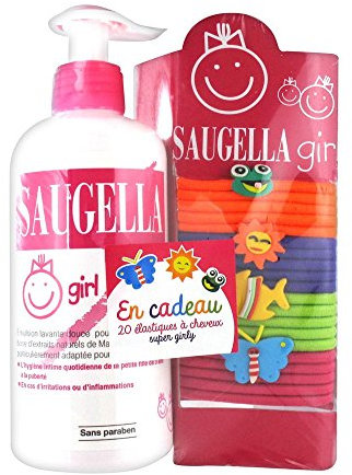 Saugella Girl 200 ml + 20 Élastiques à Cheveux Offerts