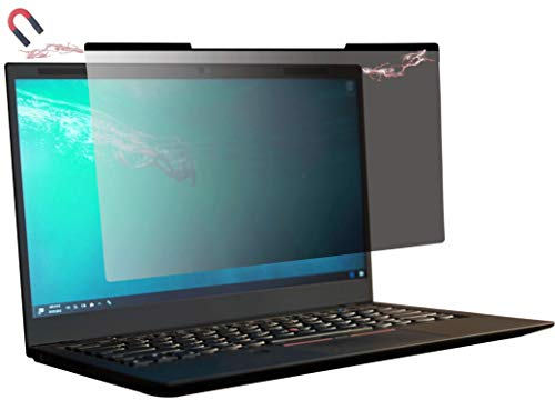 Thorani Magnetische Blickschutzfolie 14 Zoll (16:9) – Sichtschutz & Displayschutz Laptop – Privacy Filter für seitliche Blicke – Kratzfeste Folie – Einfache Magnet-Befestigung – Schutz Privatsphäre