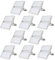 Viugreum 10 Pack 200w Led Strahler, Superhell Led Floodlight 20000Lm Mit 210 Leds (Smd 2835), IP66 Wasserdicht Led Fluter Aussen für Garten, Garage, Hof, Kaltweiß(6000K-6500K)