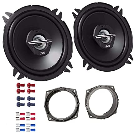 JVC CS-J520X Auto Lautsprecher Boxen 500 Watt 13 cm 2 Wege Koax passend für Mitsubishi Colt (Z30/Z30G/Z3V) 2004-2012 Türen Front
