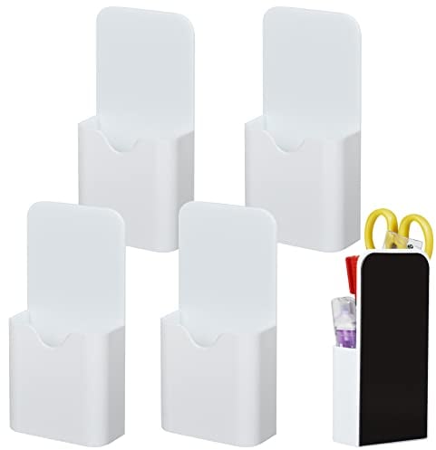 4 Pièces Boîte de Rangement Magnétique, Porte Marqueur Magnétiques, Support de Crayons Magnétique pour Réfrigérateur, Tableau Blanc et Casier