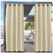 KCYXSMAX Outdoor Vorhang Wasserdicht mit Ösen Sichtschutz Sonnenschutz Outdoor Vorhänge 1 Stücke B381*H214cm Blickdicht Outdoor Gardine für Balkon Terrasse Veranda Pergola Gartenlaube