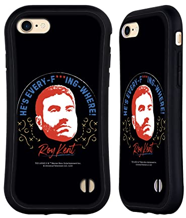 Head Case Designs Offizielle Ted Lasso Roy Kent 2 Grafik für Staffel 2 Hybride Handyhülle Hülle Huelle kompatibel mit Apple iPhone 7/8 / SE 2020 & 2022