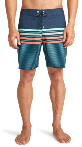 BILLABONG Young Men's Fade 18 Og Board Shorts, Navy, 32