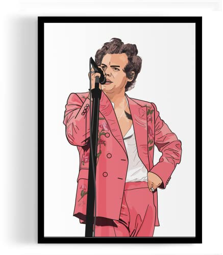 Cooles A3 Cooles Harry Styles Poster - Harry Styles Poster - Grunge Art Set - Harry Styles Wandbehang Home Decor - Man Cave Art für Harry Styles Liebhaber - Harry Styles Wandkunst - Premium Druck