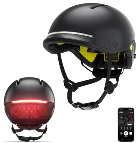 Unit 1 Faro Smart Helmet | MIPS | Lights | Bicycle Certified, E-Bike, Scooter, Onewheel | Men, Women | Crash Detection | Turn Signals | Automatic Brake Lights | Android & iOS App