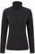 Mountain Warehouse Camber Half Zip Women's Fleece - Lightweight, Warm & Cosy Half Zip Sweatshirt Top - Best for Camping, Outdoors, Travelling & Hiking Black L