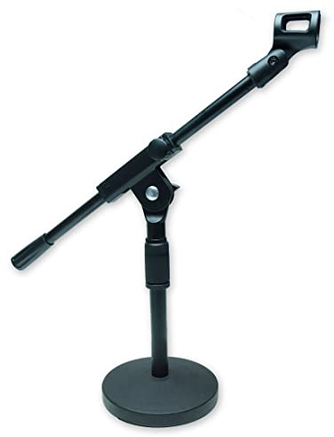 keepdrum M210 Galgen-Mikrofonständer niedrig Tisch-Stativ