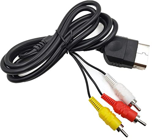 ciciglow AV Audio Video Cable, for Xbox Video Game Console Cable Cord 5.9ft HD Prevent Interference Plug and Play RCA Sound Video Cord