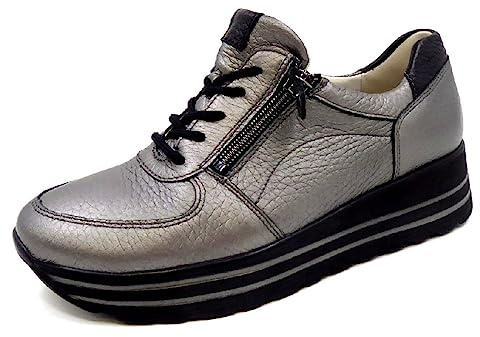 Waldläufer Damen Sneaker Low H-Lana Silber 38