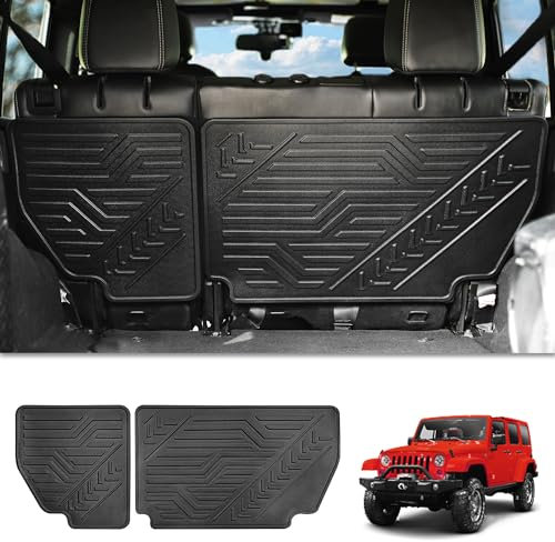 REFORM DESIGN Rücksitz-Rückenlehnenschutz, kompatibel mit Jeep Wrangler JK JKU 4-Türer-Zubehör (nicht passend für 2-Türer und JL)
