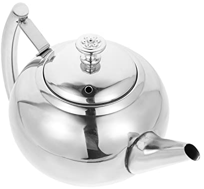 ABOOFAN Tetera De Acero Inoxidable Tetera Hervida a Gas Calentadores De Gas Para El Hogar Recipiente Para Hervir Agua Jarra De Agua De Acero Inoxidable Bandeja De Almacenamiento Agua Fría