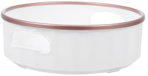 DEARMAMY Gewürzflaschen-aufbewahrungsregal Aus Abs Drehbares Regal Für Gewürzflaschenhalter Runde Ablage Für Zuckerdosen Und Salzstreuern Organizer-rack Für Küchenschrank