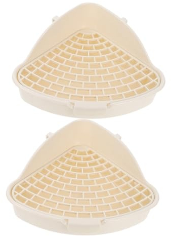 SUPVOX 2pièces Bac à Litière pour Lapin Cochon Et Petits Animaux Lot de Bacs Réutilisables pour Cage