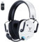 Vakedy Wireless Gaming Headset for PC, PS4, PS5, Mac,Switch,Mac,2.4GHz USB Gaming Headset with Microphone Bluetooth Gaming Headset 50mm Drivers, 50Hr Battery,Low Latency,Lightweigh-White