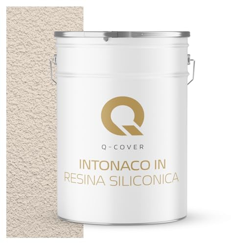 Q-COVER Intonaco In Resina Siliconica Beige Chiaro F442 25kg 2mm