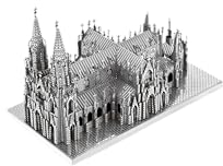 Metal Zone Patrick's Cathedral, 3D-Puzzle, Metall, 3D-Puzzle, für Erwachsene, New York Kathedrale, 3D-Architektur, 3D-Metallpuzzle, für Erwachsene, 13,8 x 8,2 x 7,5 cm