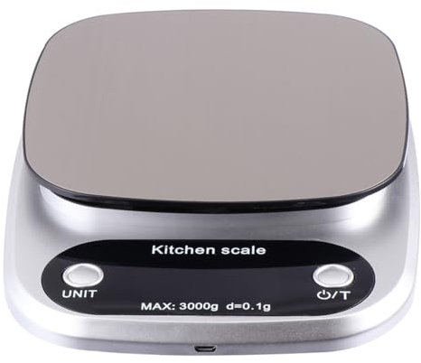 1 Pc Balanza De Cocina Balanzas De Cocina Balanzas Eléctricas Para Cocinar Balanza Electrónica De Alta Precisión Báscula De Cocina Pequeña Báscula Digital De Alta Precisión PRETYZOOM