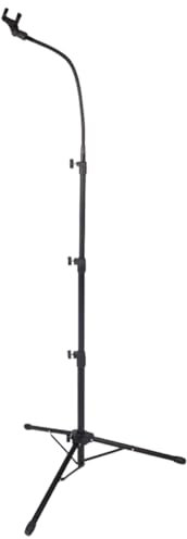 CIMAXIC Mikrofonständer Mit Ständer Blaues Mikrofon Karaoke Bodenständer Notenständer Verstellbar Clip Boom Auf Der Bühne Pole Headset Stativ Mikrofonhalter Podcast Steht Black Pvc-latex