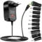 Adaptador de corriente universal de 41 W, CA a CC, 6 V, 9 V, 12 V, 15 V, 18 V, 20 V, 24 V, 1 A, 1,5 A, 2 A, adaptador universal CA/CC, fuente de alimentación conmutada, cargador con puerto USB de 5 V,