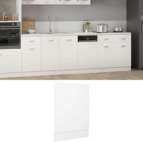 Panel para lavavajillas Lyon blanco 45x3x67 cm de madera de ingeniería,Mobiliario,Armarios y almacenamiento,Armarios de cocina-802554