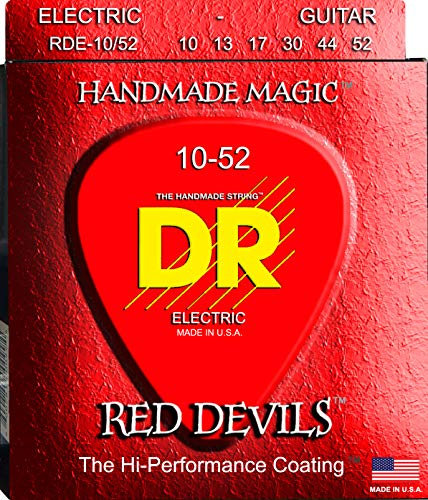 DR E EXRD RDE-10/52 Extra Red Devils Jeu de cordes pour guitare électrique 10-52