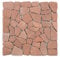 DIVERO 11 Fliesenmatten Natursteinmosaik Bruchmosaik für Wand und Boden terracotta á 30 x 30 cm