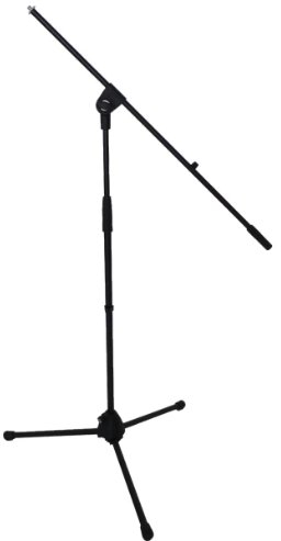 K&M Microphone Stand 27700 - Black, Metal, Basic, 3/8 Inch Thread, 845-1475 mm, 0.6 kg Load Capacity