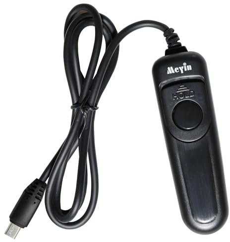 Meyin RS-802/S2 Remote Shutter Release Cable Camera Micro Single for Sony Mirrorles A99II A77II A58 A68 A7/II/R/RII/S/SII NEX-3NL RX1RII RX10II/III RX100II/III/IV DSC-QX30/RX10M3/RX1RM2/RX100M4/M5