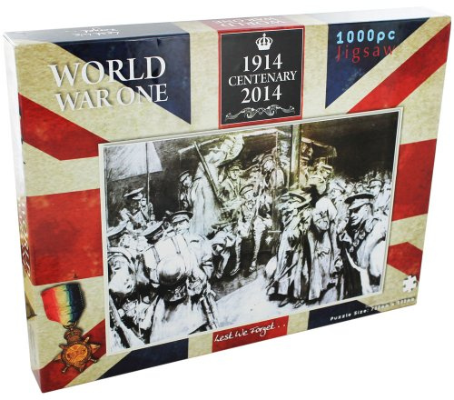 World War One Jigsaw Puzzle - Troops Setting Off From Euston - 1000 Pieces