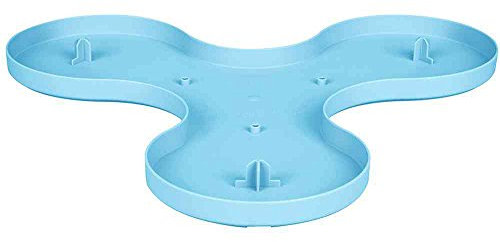 ELHO 7550243465800 Corsica Vertical Garden Untersetzer soft blau Kunststoff, Durchmesser 35 x 1,5 cm