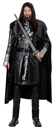 Widmann - Dark Knight Warrior Medieval Fancy Dress Costumes Halloween