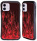 Head Case Designs Wut Rot Hot Rod Flamme Hybride Handyhülle Hülle Huelle kompatibel mit Apple iPhone 11