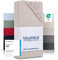 Blumtal® Basics Spannbettlaken - 90x200cm, Baumwolle Jersey - Oeko-TEX Zertifiziert - Elfenbein
