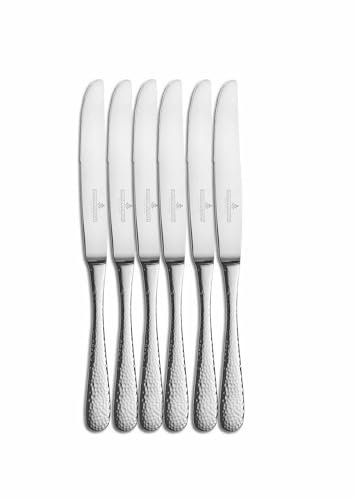 Picard & Wielpütz - Mia 6 Stück Tafelbesteck - Menümesser, Silber Chrome, Edelstahl, 6180