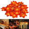 Ahornblätter Lichterketten 6M 40LED Ahornblatt Girlande Herbst Blättergirlande Dekoration Lichter Batteriebetrieben Herbst Deko Indoor Outdoor für Weihnachten,Festival Party