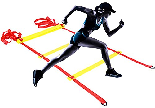 Beweglichkeitsleiter 6m Agility Speed Trainingsleiter, Football Flexibility Training Jumping Ladder, Für Athletic Footwork & Sports Drills, Mit Tasche