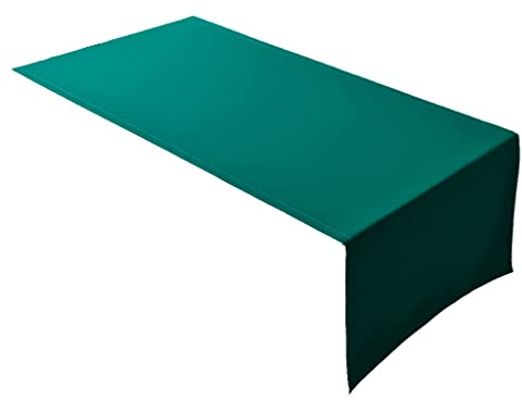 Lemos Home Hochwertiger Tischläufer Tischwäsche aus 100% Baumwolle Kollektion Konzept, Farbe & Größe wählbar (Tischläufer - 30x100cm, Tannengrün)