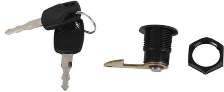 aqxreight Lucchetto per Bagagliaio Posteriore per Moto, Lucchetto per Coda per Montaggio Scooter Alluminio Plastica Universale per Bagagliaio per Moto Elettriche(#1)