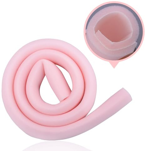 Ultrassist Zehenmanschette mit Überlappung, große Größe, 2,5 cm Innendurchmesser, 91,4 cm Rolle, Zehenschutz aus Schwamm für Blasen, Ballenzehen, Hühneraugen