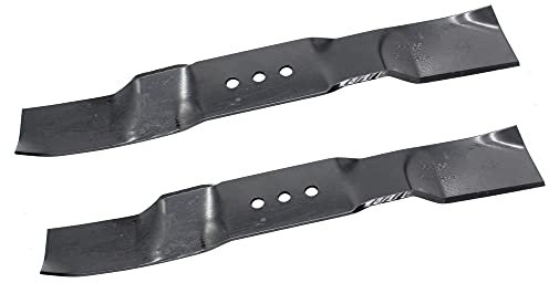 SECURA Jeu de lames (mulching) compatible avec McCulloch M105-85F 967186801 Tracteur de pelouse
