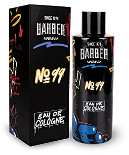 BARBER MARMARA No.99 Limited Edition Eau de Cologne 500ml | Herren Duftwasser Glasflasche | Geschenkverpackung | Herren Parfüm | Aftershave Men | Cologne barber | 8% Duftöl | Holzig Frischer Duft