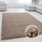 Miovani Hochflor Teppich 300x400 cm Beige - Besonders weicher Shaggy Teppich in vielen Farben & Größen für Dein gemütliches Zuhause - Teppich Wohnzimmer & Schlafzimmer
