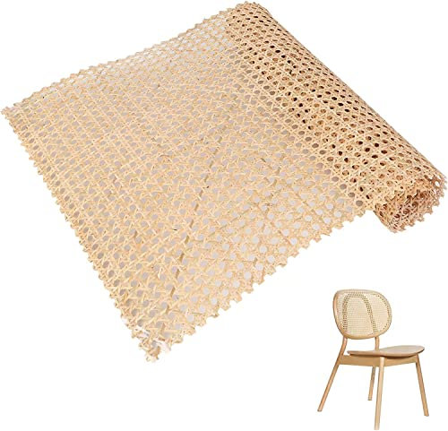 Sangle Cannage Rotin Rouleau,Sangle Rotin Ouverte Tissée Rotin Naturel en Rouleau,pour Projets Cannage Anis Étoilé Rattan Webbing pour Bricolage Armoire Chaise Meuble,Projets de Cannage (40CM, 100CM)